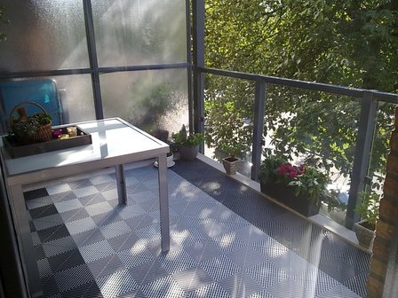 Antislip tegels grijs