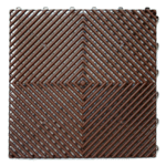 Bruine Ribdeck vloertegels