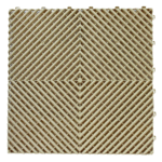 Creme Ribdeck vloertegels