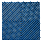 Lichtblauwe Ribdeck vloertegels