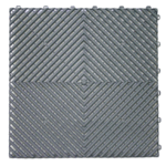 RVS Ribdeck vloertegels (Pearl Grey)