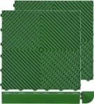 Ribdeck balkontegel proefpakket met 2 tegels incl. afwerkrand en hoekstuk