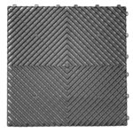 Grijze Ribdeck vloertegels (Slate Grey)